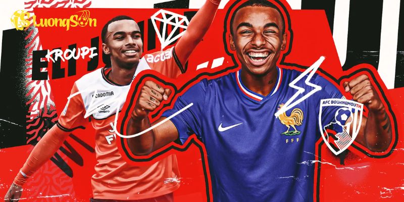 Eli Junior Kroupi: Hiện Tượng 19 Tuổi Làm Rung Chuyển Premier League 7 Hành trình của Eli Junior Kroupi từ Lorient đến Bournemouth
